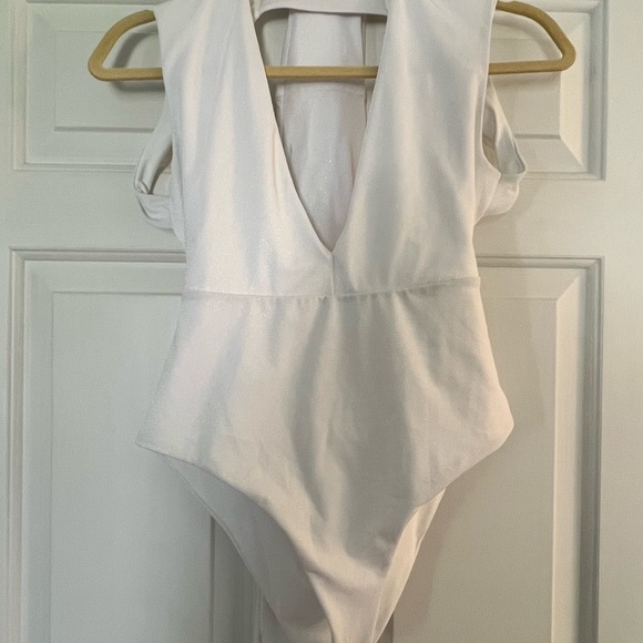 EUC White Revel swimsuit. Sparkly white color. - Picture 2 of 5